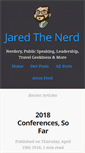 Mobile Screenshot of jaredthenerd.com